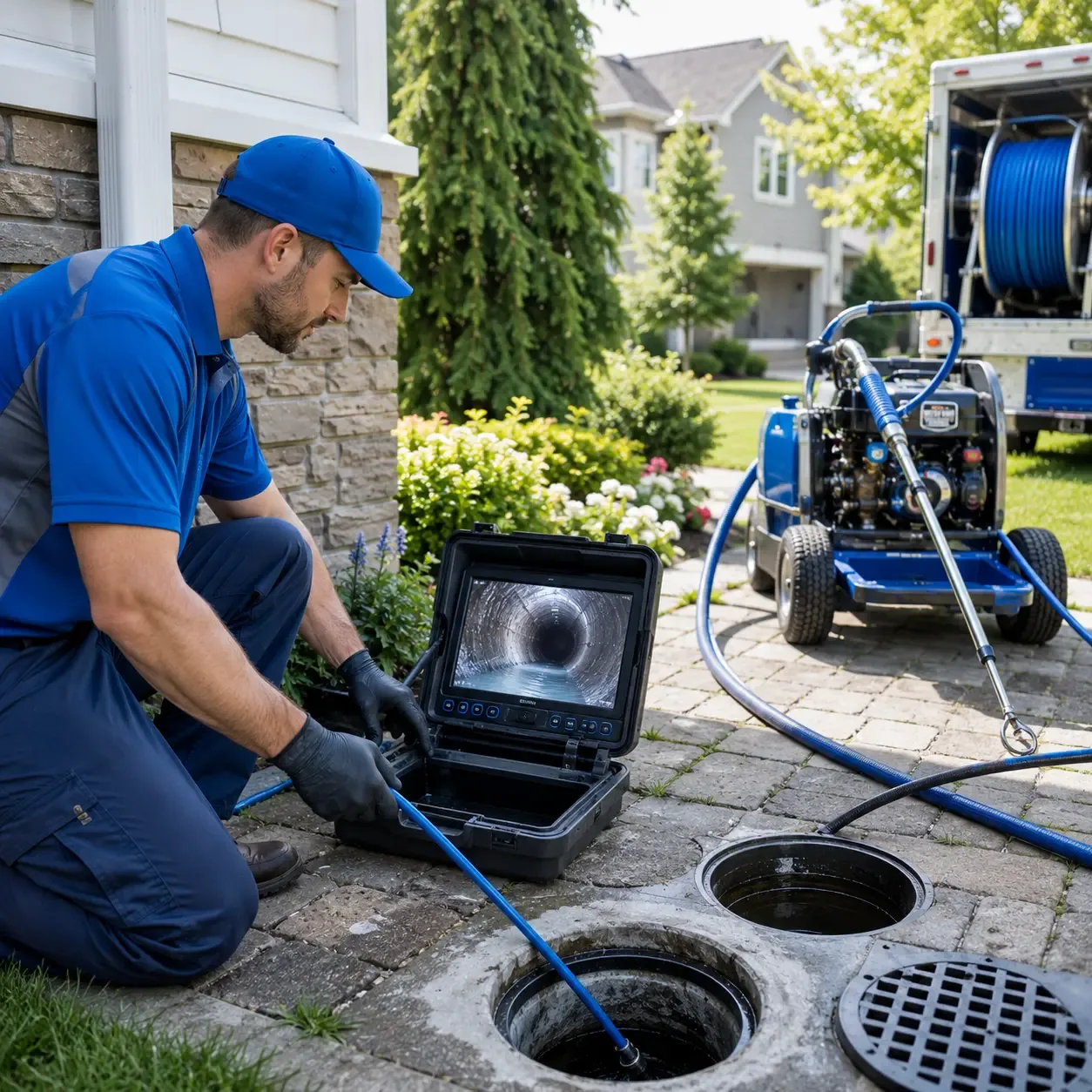 Outdoor drain cleaning professionals serving South Kortright, NY